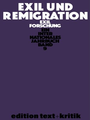 cover image of Exil und Remigration